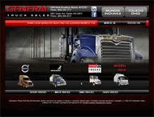 Tablet Screenshot of generaltrucksales.com